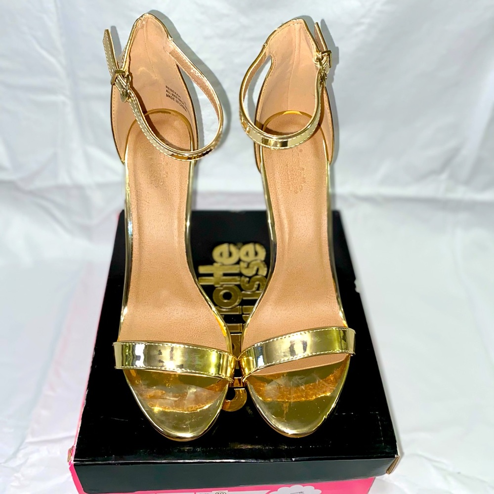 Gold Charlotte Russe Heels